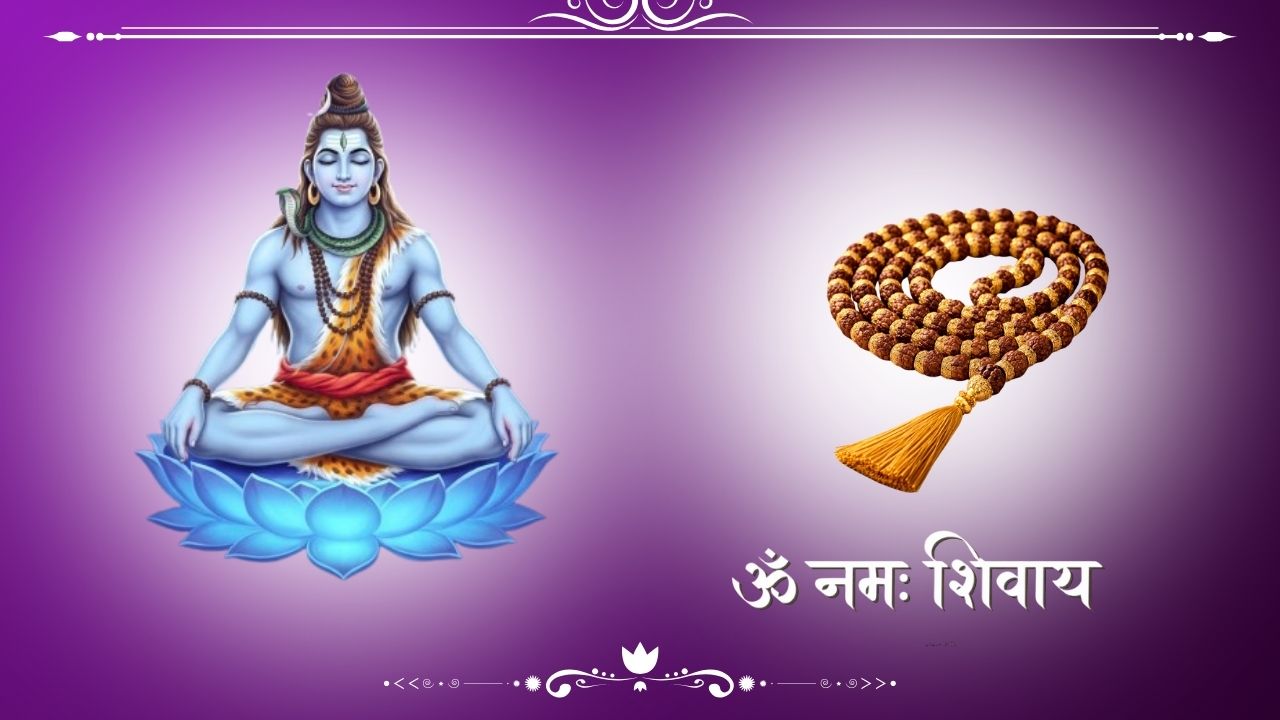 Panchamukhi Rudraksh Mala silver Cap